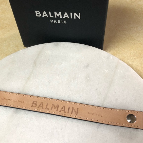 Balmain Leather Snap Bracelet Like Boys NEW He She - Picture 4 of 14